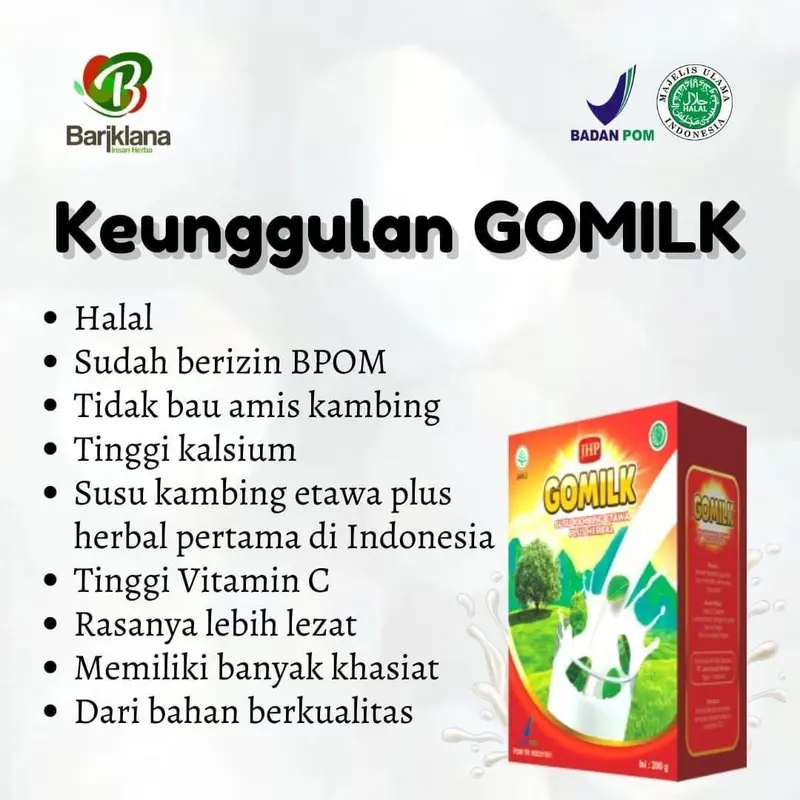 SUSU kambing etawa bubuk GOMILK  | susu alternatif susu sapi 2