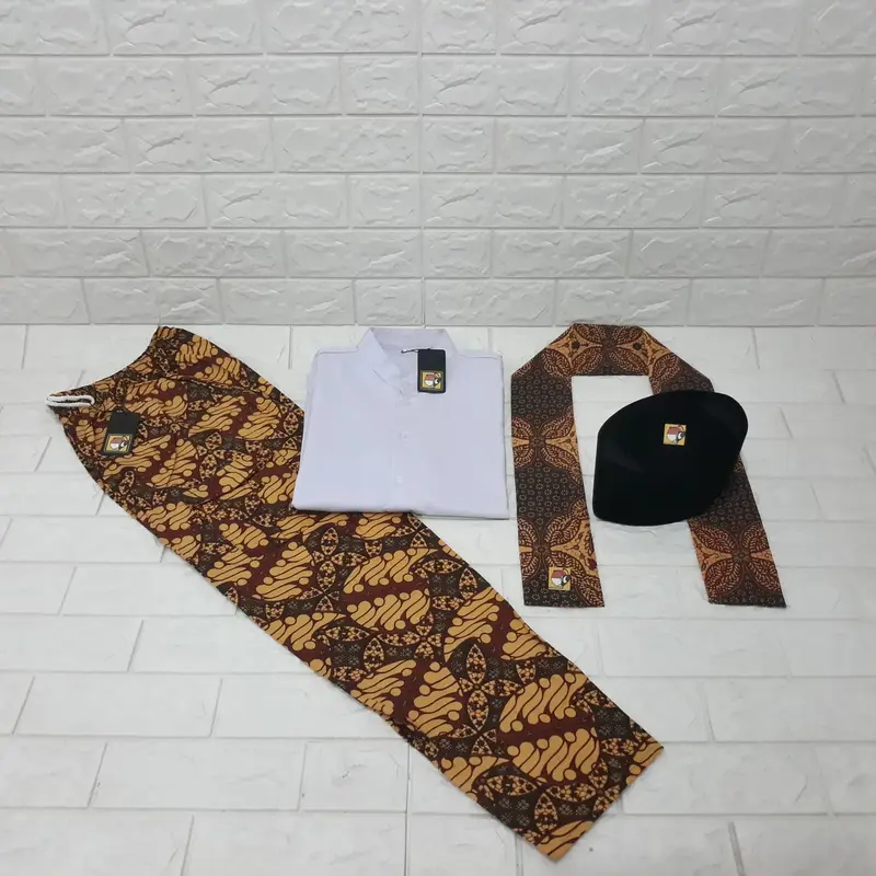 baju anak sodariah laki baju adat betawi anak cowok setelan betawi 1