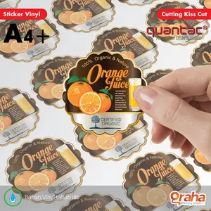 Cetak Stiker Vimyl A4+ Full Color – Print & Cutting
