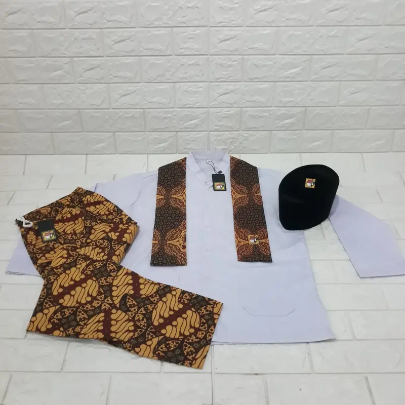 baju anak sodariah laki baju adat betawi anak cowok setelan betawi 0