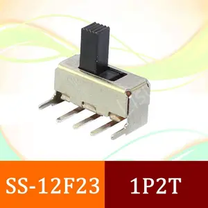 SS12F23 SS-12F23 1P2T SPDT Angled Slide Switch 2 Position Button