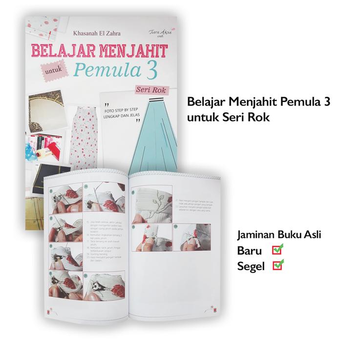 Gambar Buku Panduan | Belajar Menjahit untuk Pemula 3 Pola Rok Tiara Aksa Top dari Sahabat Buku Anak Kab. Tangerang Tokopedia