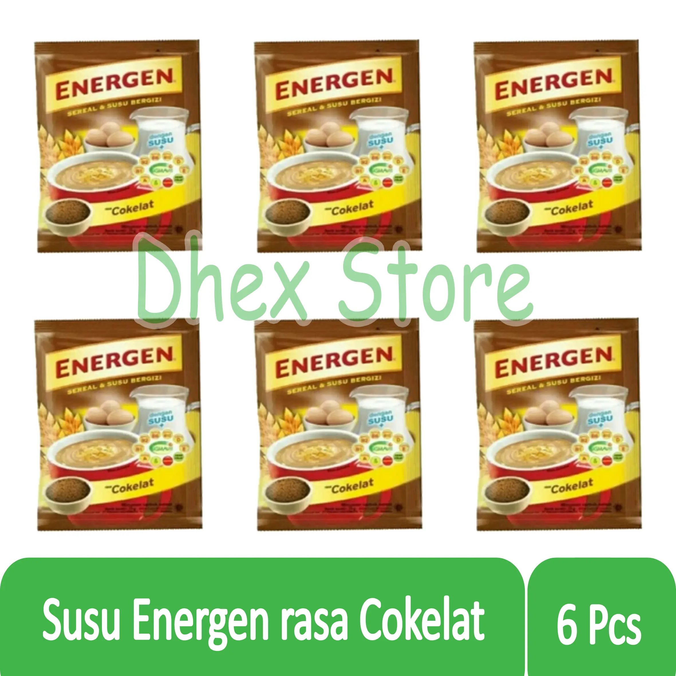 Energen Susu Sereal rasa Cokelat/ Vanila/ Kacang Hijau/ jahe/ Kurma
