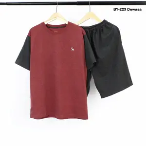 Setelan Dewasa Laki-Laki Baju Tidur Dewasa Laki-Laki F-75 LD 120cm