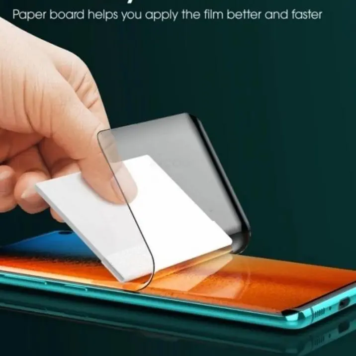Kartu bantu dorong swiper scrapper pemasangan antigores hydrogel