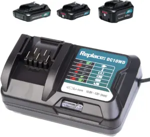 Charger Makita Ori utk bor baterai Cordless drill 12v DC10 DC10WD