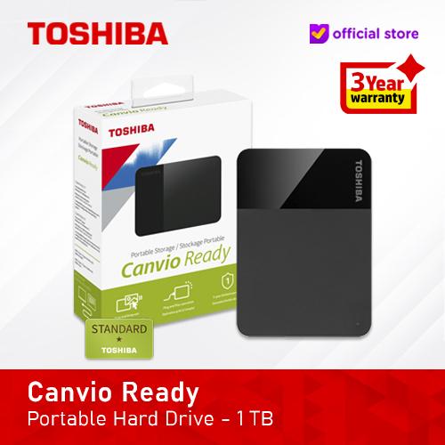 Gambar Toshiba Canvio Ready 1TB - Harddisk Eksternal USB 3.0 dari Toshiba Storage official Kota Administrasi Jakarta Pusat Tokopedia