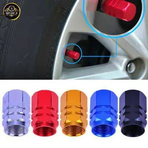 Tutup Pentil Ban Motor Mobil Alumunium Alloy Anti Karat 1 Pcs Car Tire Wheel Ban Kendaraan Motorcycle Penutup Sepeda CNC Berkualitas Tinggi