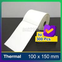 Gambar KERTAS LABEL PRINTER BARCODE 100 X 150 MM ( 1 LINE ) THERMAL isi 300 - Isi 300 dari Barcode Store Solutions Kota Administrasi Jakarta Pusat 1 Tokopedia