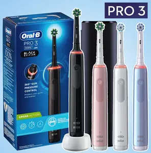 Oral-B Pro 3 3000 3500 3900 Electric Toothbrush, Sensor Tekanan