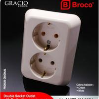 Gambar Stop Kontak Inbow 2 Lubang Broco Gracio 15320 dari Voltadigital12 Kota Yogyakarta 4 Tokopedia