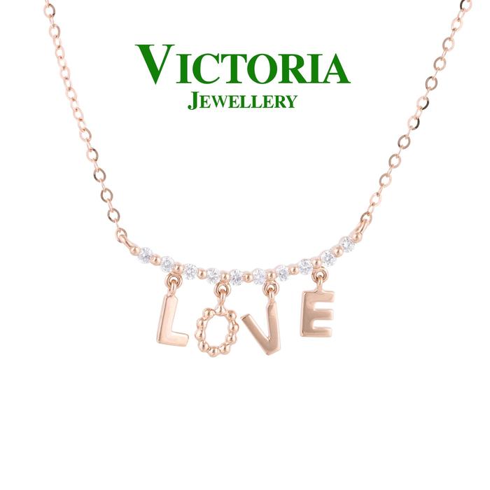 Gambar Liontin Berlian + Kalung VNK725255 Victoria Jewellery dari Victoria Jewellery Online Kota Administrasi Jakarta Selatan Tokopedia