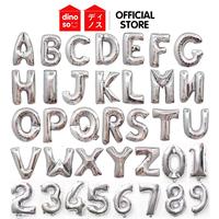Gambar DINOSO Balon Huruf Warna Silver Motif Polos ( 1 PCS ) Balon Foil Huruf Silver  A-Z Ukuran 40 Cm Balon Dekorasi Pesta Ulang Tahun - SILVER A (1PCS) dari DINOSO INDONESIA Kota Administrasi Jakarta Barat 1 Tokopedia