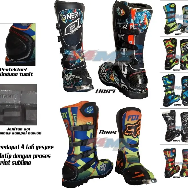 Sepatu Trail Printing Premium Fox Oneal