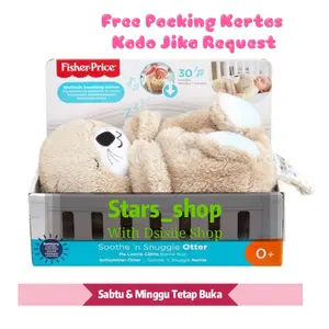 Fisher Price Baby Soothe N Snuggle Otter Original / Boneka Tidur Anak