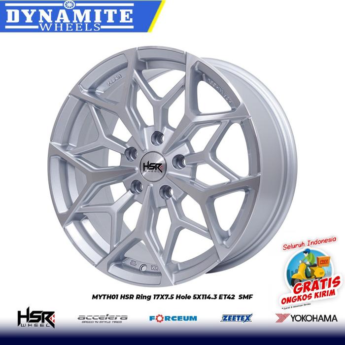 Jual VELG MOBIL HSR R17 PCD 5X114,3 BUAT CAPTIVA GRANDIS SREEM ODYSEI ...