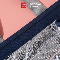 Gambar MINISO Tas Bekal Lunch Tote Bag Food Box Foil Lunch Bo Tas Makan Siang Lunch Bag - Biru dari minisoshopid Kab. Karawang 5 Tokopedia