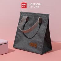Gambar MINISO Tas Bekal Lunch Tote Bag Food Box Foil Lunch Bo Tas Makan Siang Lunch Bag - Biru dari minisoshopid Kab. Karawang 1 Tokopedia
