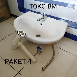 wastafel toto lw 240 cj body/wastafel cuci tangan toto complete