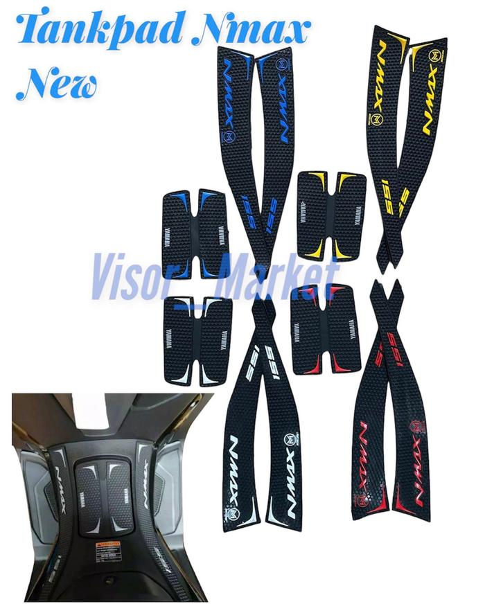 Gambar TANKPAD STICKER KARET NMAX 2020 2021 DECKPAD NMAX NEW SET 3D PNP dari Visor Market Kota Administrasi Jakarta Barat Tokopedia