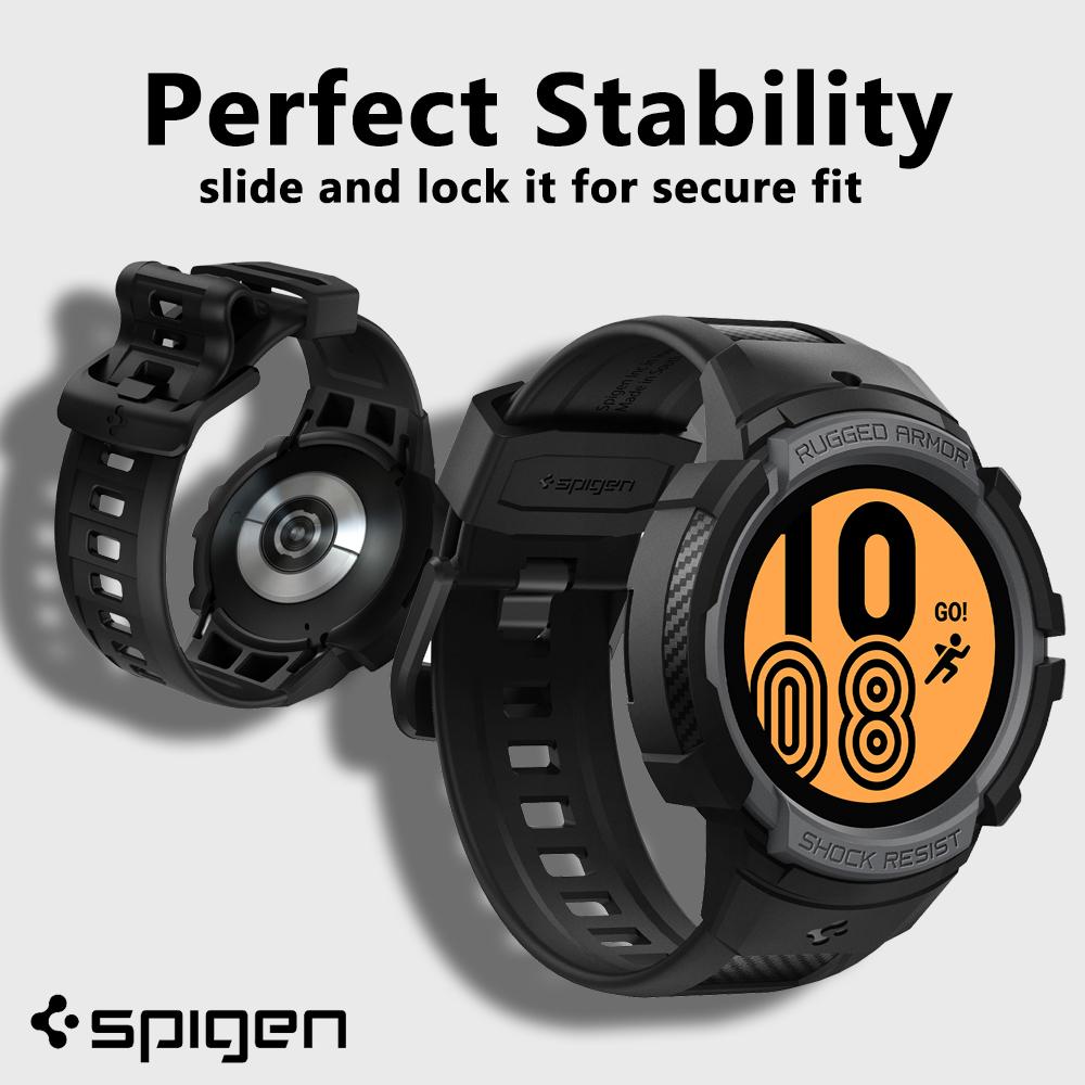Case Galaxy Watch 5 Pro/4 40/44/45mm Spigen Rugged Armor Pro Casing