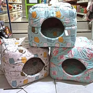 kasur kucing cat sleeping bed 2 in 1 S kasur anjing kasur hewan size S