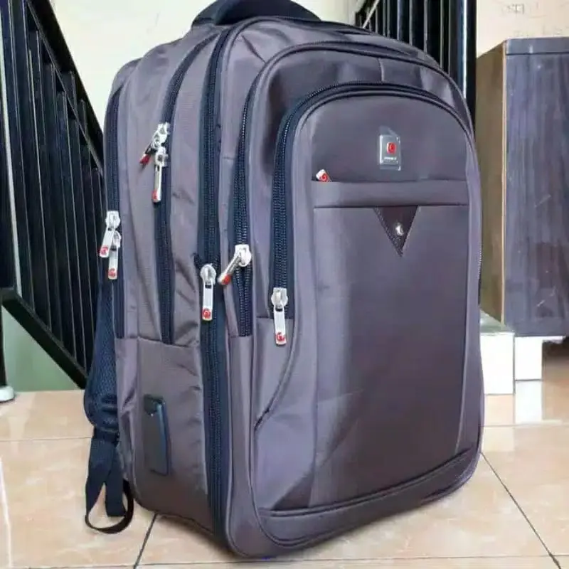 RANSEL POLO CLASIC UKURAN JUMBO KUALITAS BAGUS DAN MUAT BAYAK Hitam Backpack Wanita Pria