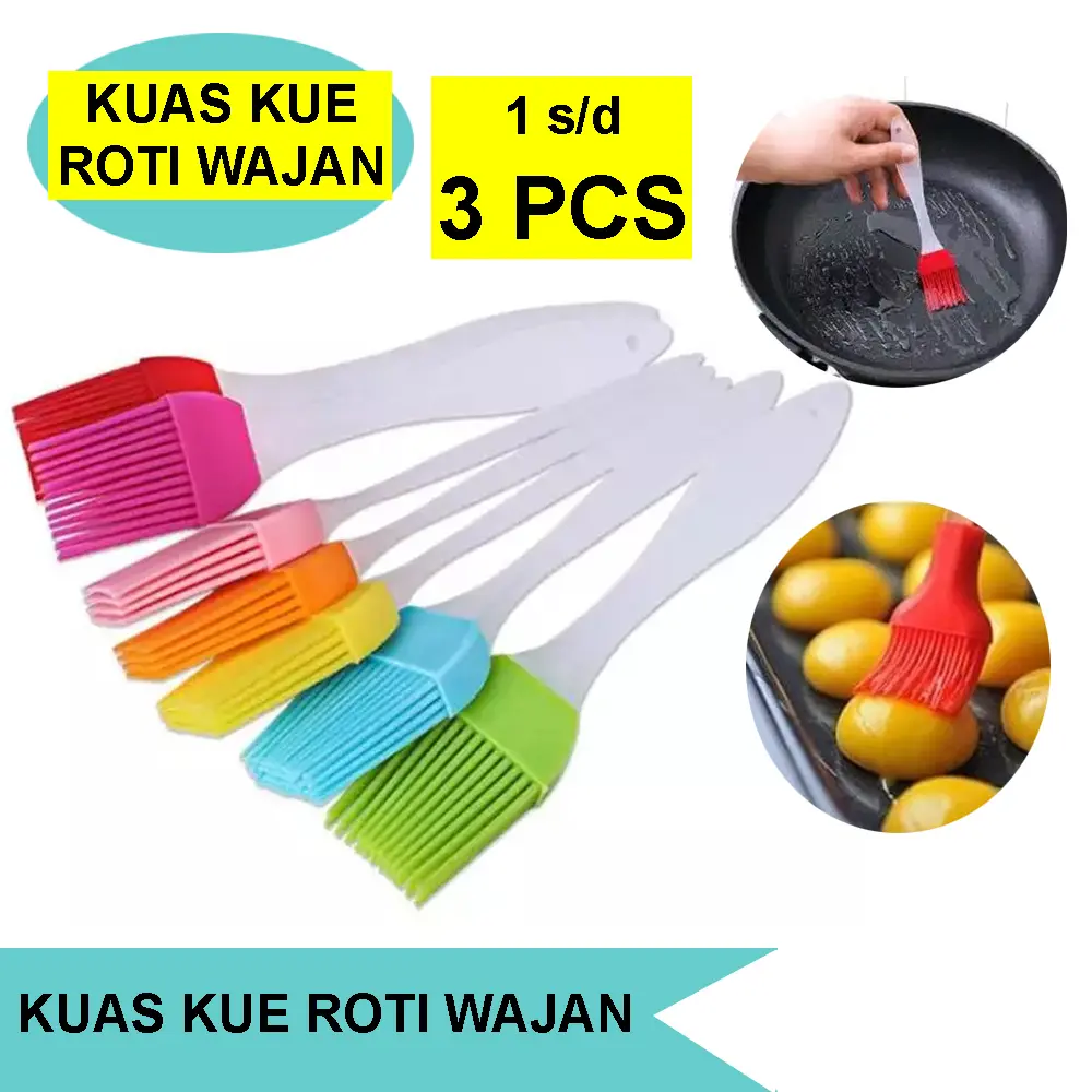Kuas Silikon Anti Panas Untuk Roti Kue Masak Kuas Silicon Tahan Panas