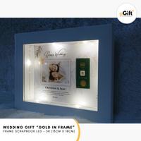 Gambar Kado Pernikahan Wedding Gift Logam Mulia Emas Mini Frame Scrapbook 5R dari uGift Jakarta Barat 5 Tokopedia