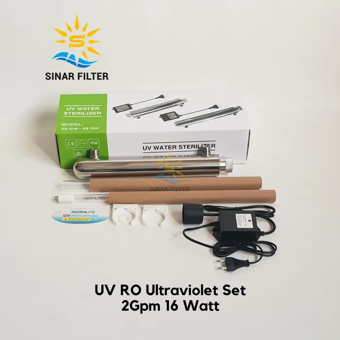 Gambar Germilite UV Set 2 gpm Ultraviolet set 12 - 16 Watt Reverse Osmosis dari Sinar Filter Kota Palembang 4 Tokopedia