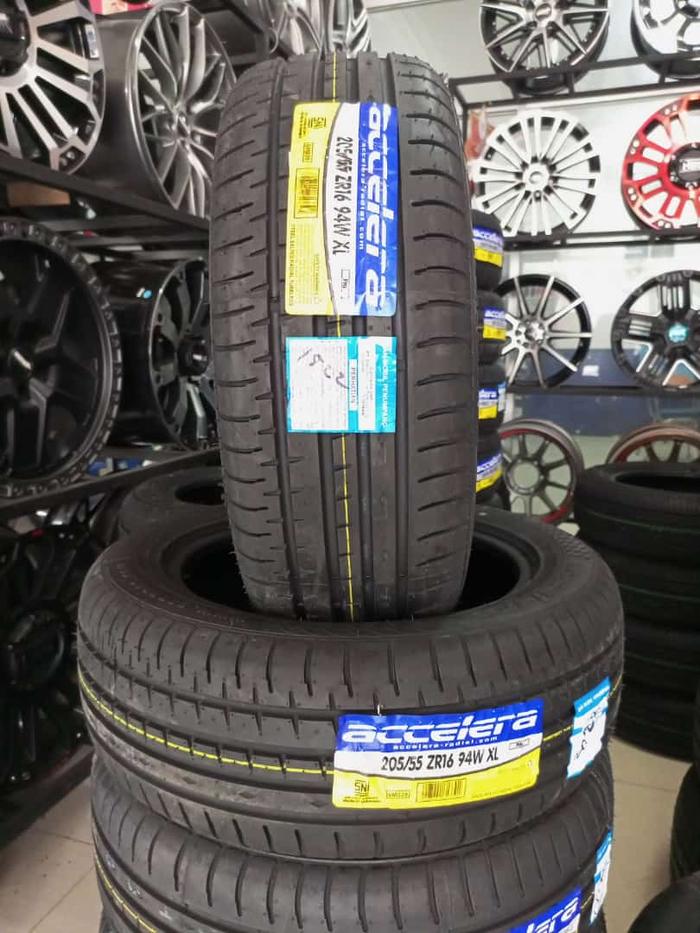 Gambar Ban mobil murah 205 55 r16 ACCELERA PHI free pasang dan balancing dari HSR ALPHA RACING KARAWANG Kab. Karawang Tokopedia
