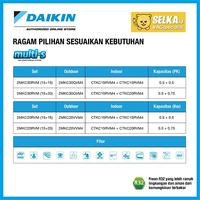Gambar DAIKIN AC MULTI-S 2MKC30QVM (1/2 PK + 1/2 PK) INVERTER PUTIH - Unit Only dari Selka ID Specialist AC Kota Administrasi Jakarta Barat 2 Tokopedia
