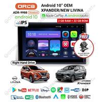 Gambar Headunit Android Auto CarPlay 10 Inch OEM Xpander/All New Livina dari KDV Automotive Kota Administrasi Jakarta Pusat 1 Tokopedia