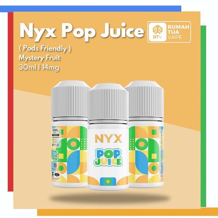 Gambar NYX POP JUICE PODSFRIENDLY 14MG 30ML BY HERO57 X JVS PREMIUM LIQUID dari RTV ONLINE Kota Administrasi Jakarta Selatan Tokopedia