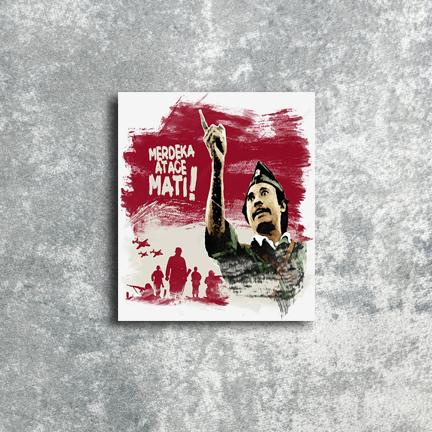 Gambar Poster Dinding Bung Tomo Artwork dari Fide Brand Kab. Bogor Tokopedia