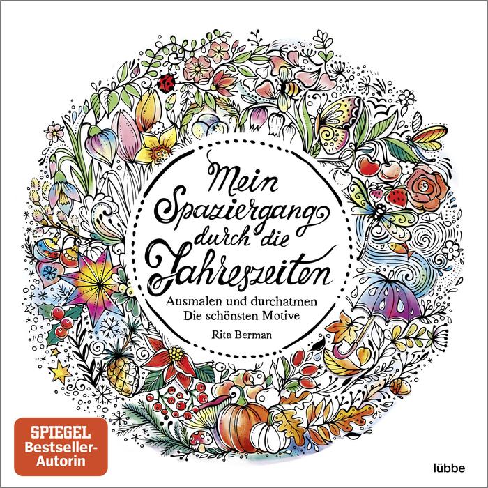 Gambar Mein Spaziergang durch die Jahreszeiten Rita Berman Coloring Book dari Winnercolors Kota Administrasi Jakarta Barat Tokopedia