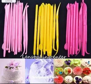 Modelling Tools Fondant/Gumpaste|Alat Dekorasi/Penghias Kue 14 set/pcs