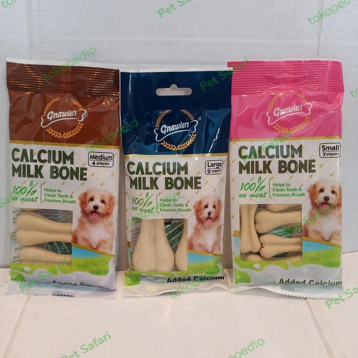 Gambar Snack Dental Anjing Gnawlers Calcium Milk Bone Variants dari Pet Safari Kota Administrasi Jakarta Barat Tokopedia