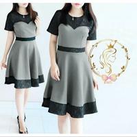 Gambar DRESS WANITA CASUAL DAN MODERN KEKINIAN BAHAN BALOTELI BRUKAT-ANGELA dari EmiliaTshop Kota Administrasi Jakarta Barat 4 Tokopedia