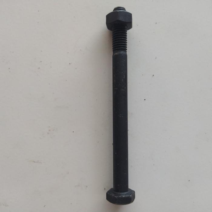 Gambar baut mur baja hitam 8 8 M 10 x 150 mm pitch 1.5 kunci 17 panjang 15 cm dari indonesia bangunan 88 Kota Surabaya Tokopedia