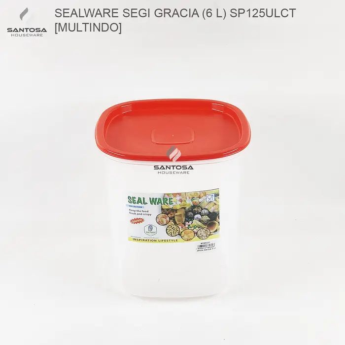 Gambar Sealware Segi Gracia (6 L) SP125ULCT [Multindo] dari Santosa Houseware Kota Malang 3 Tokopedia