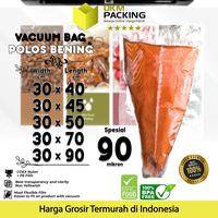 Gambar Plastik Vacuum Bag POLOS 30x40cm DELKOCHOICE TEBAL Sealer Makanan dari dkm packing Kota Tangerang Selatan 3 Tokopedia
