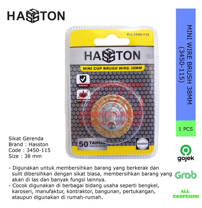 Gambar HASSTON Mini Wire Brush Sikat Kawat Gerinda 38mm 50mm 63mm dari Teknik Maju Jaya Abadi Kota Administrasi Jakarta Barat Tokopedia