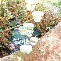 Gambar Besi 8MM/Rak Bunga Besar/Standing Pot Melingkar/Rak Susun Pot Besar dari Mikazio1987 Kota Depok 2 Tokopedia