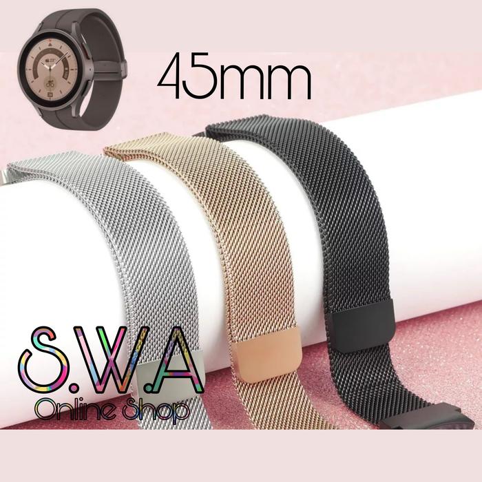 Gambar Milanese Magnet Magnetic Strap Tali Samsung Galaxy Watch 5 Pro 45mm Ac dari SmartWatchAcc Kota Administrasi Jakarta Utara Tokopedia