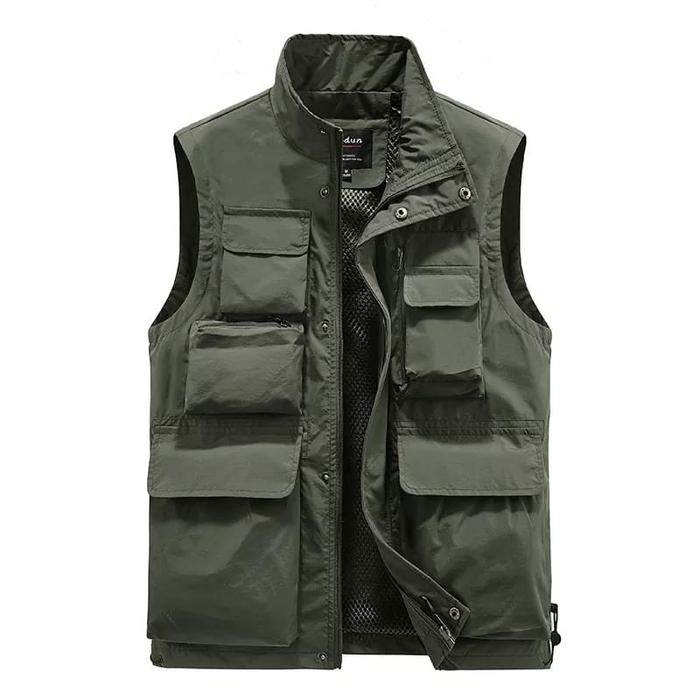 Gambar Jaket rompi kantor/jaket rompi lapangan/jaket rompi terlaris dari dirga bintang Kab. Garut Tokopedia