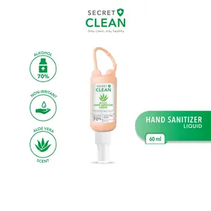 Secret Clean Hand Sanitizer Color Pop 60ML - Pembersih Tangan Instan Spray Tanpa Bilas Cocok Untuk Semua Jenis Kulit