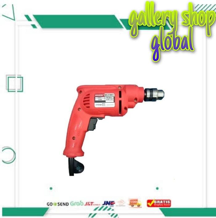 Gambar Modern M2100C / M-2100C 10 mm Mesin Bor Tangan dari GALLERY SHOP GLOBAL Kota Administrasi Jakarta Barat Tokopedia