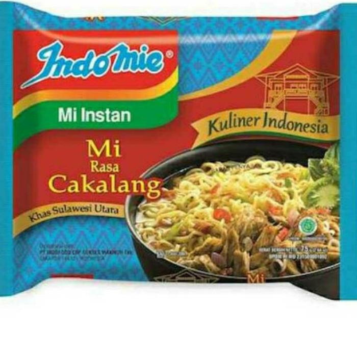Gambar Indomie Mie Instant Cakalang Kuah 1 x 75g (pcs) dari HALELUYA MANADO - BAWARONG Kota Manado Tokopedia