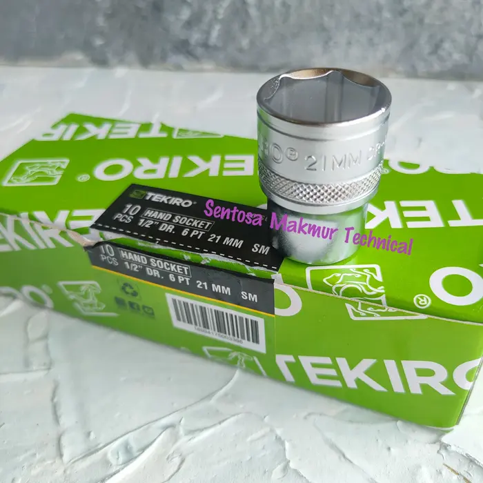 Gambar TEKIRO 1/2" 21 MM Mata Kunci Sock Sok Socket Shock 21mm 6PT 12PT dari Sentosa Makmur Technical Kota Medan 2 Tokopedia